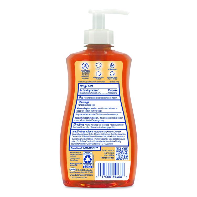 Antibacterial Defense Gold Hand Soap, Original Scent, 11 oz Pump Bottle, 12/Carton