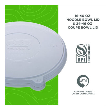 Worldview 100 Percent Recycled Content Lid, 7.93" Diameter x 0.6" h, Clear, 400/Carton