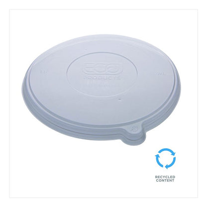 Worldview 100 Percent Recycled Content Lid, 7.93" Diameter x 0.6" h, Clear, 400/Carton