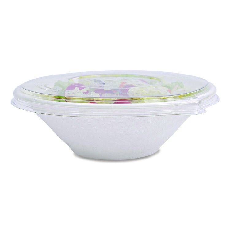 Worldview 100 Percent Recycled Content Lid, 7.93" Diameter x 0.6" h, Clear, 400/Carton