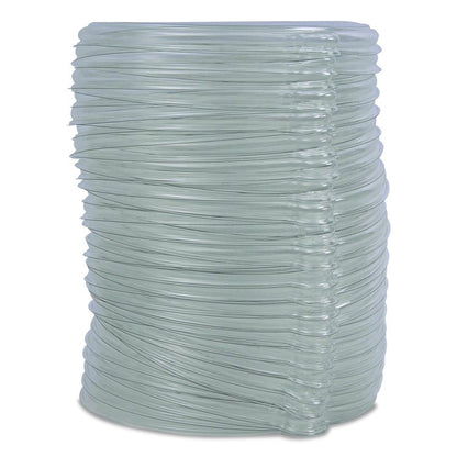 Worldview 100 Percent Recycled Content Lid, 7.93" Diameter x 0.6" h, Clear, 400/Carton