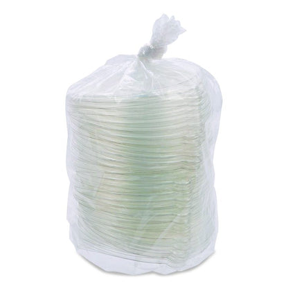 Worldview 100 Percent Recycled Content Lid, 7.93" Diameter x 0.6" h, Clear, 400/Carton