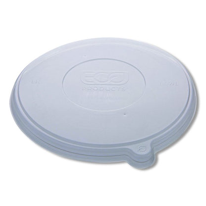 Worldview 100 Percent Recycled Content Lid, 7.93" Diameter x 0.6" h, Clear, 400/Carton