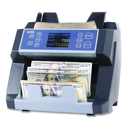 6600 UV/MG Top Loading Bill Counter, 1,400 bills/min, 10.2" x 11" x 8.1", Gray