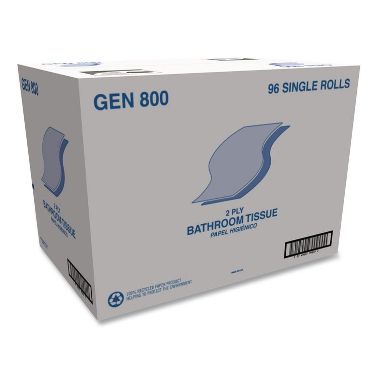 Bath Tissue, Septic Safe, 2-Ply, White, 420 Sheets/Roll, 96 Rolls/Carton