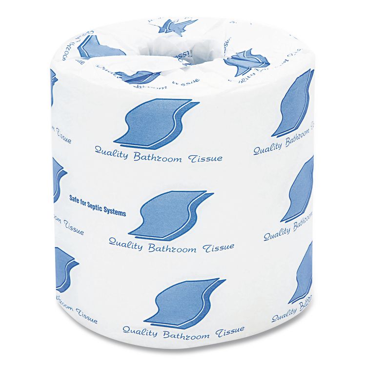Bath Tissue, Septic Safe, 2-Ply, White, 420 Sheets/Roll, 96 Rolls/Carton