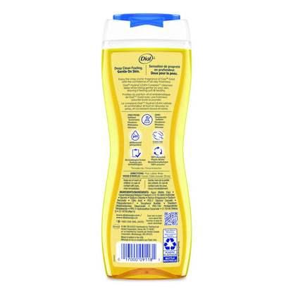 Body Wash Advanced Clean Gold, Original Gold Scent, 16 oz, 6/Carton