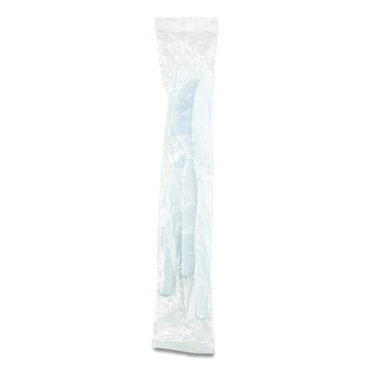 Heavyweight Polystyrene Cutlery, Fork/Knife/Teaspoon, Plastic, White, 250/Carton