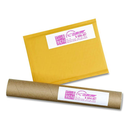 Postage Meter Labels for Personal Post Office, 1.78 x 6, White, 2/Sheet, 30 Sheets/Pack, (5289)