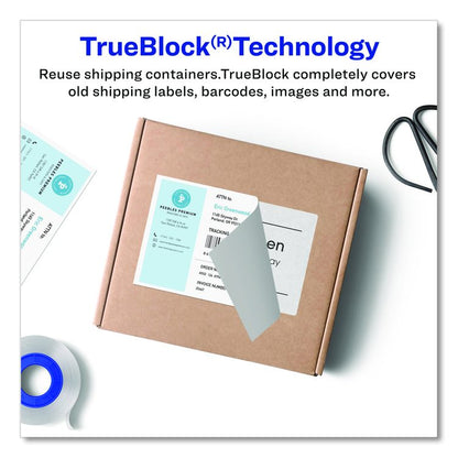 4 x 6 Shipping Labels with TrueBlock Technology, Inkjet/Laser Printers, 4 x 6, White, 20/Pack