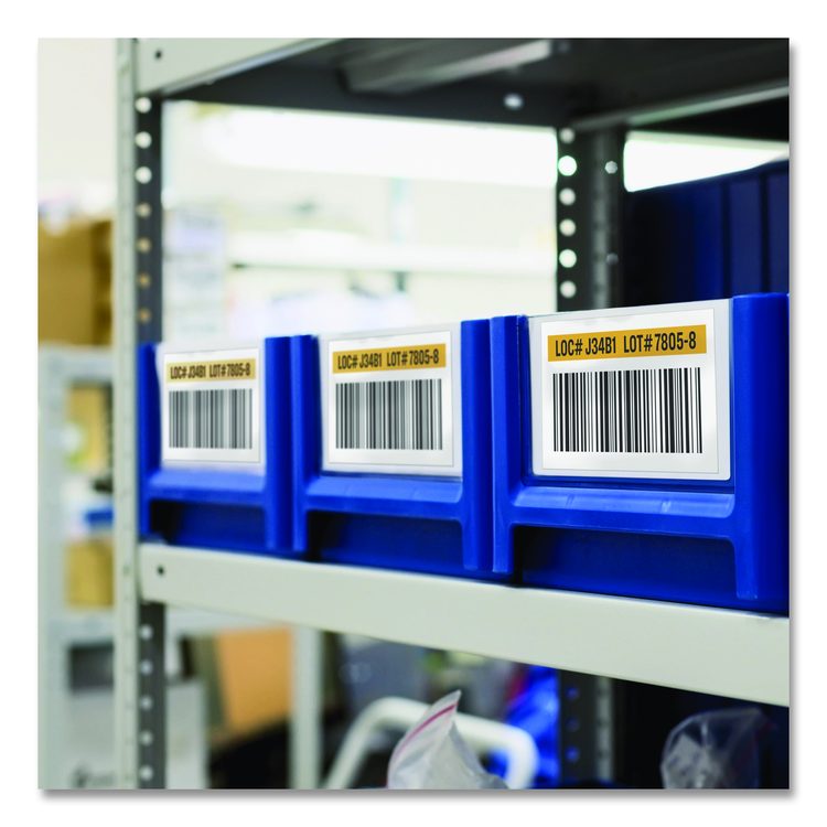 Surface Safe ID Labels, Inkjet/Laser Printers, 2 x 3.5, White, 10/Sheet, 25 Sheets/Pack