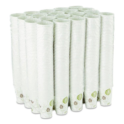 Pathways Paper Hot Cups, 12 oz, White/Brown, 50/Pack