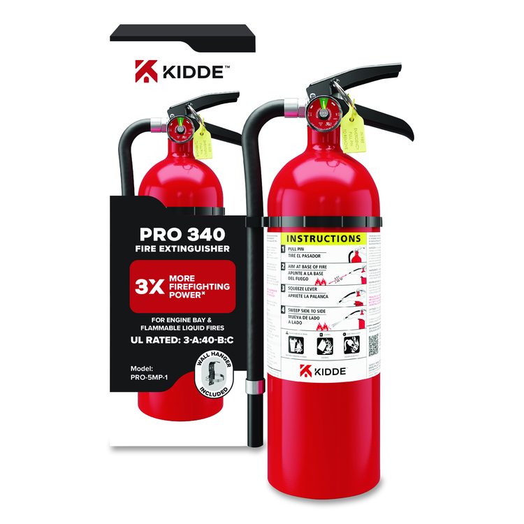 Pro-5MP Series Fire Extinguisher, with Wall Hanger, 3-A:40-B:C