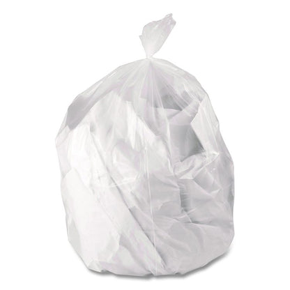 Low-Density Waste Can Liners, 16 gal, 0.5 mil, 24 x 32, Clear, Perforated Roll, 500/Carton