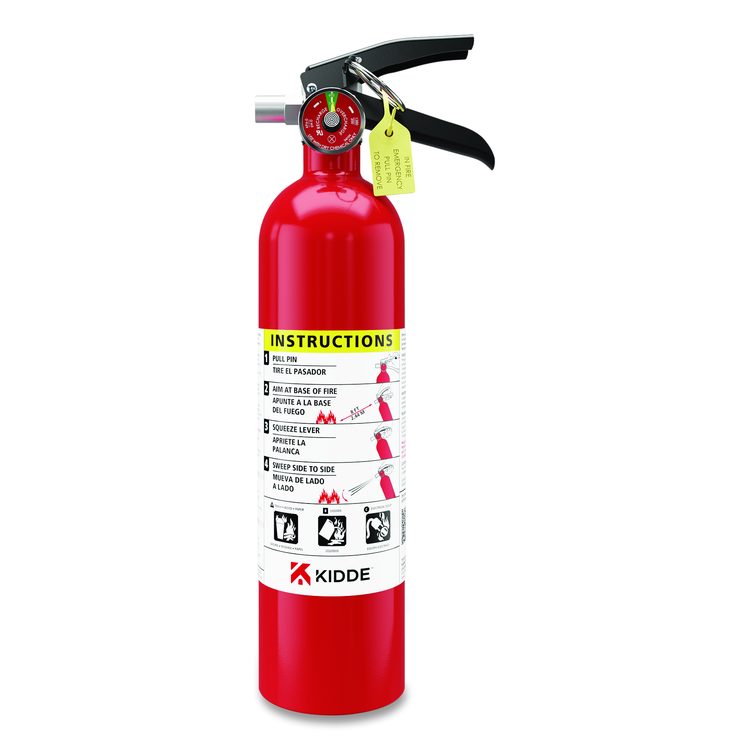 ProLine Dry-Chemical Commercial Fire Extinguisher, 1-A:10-B:C