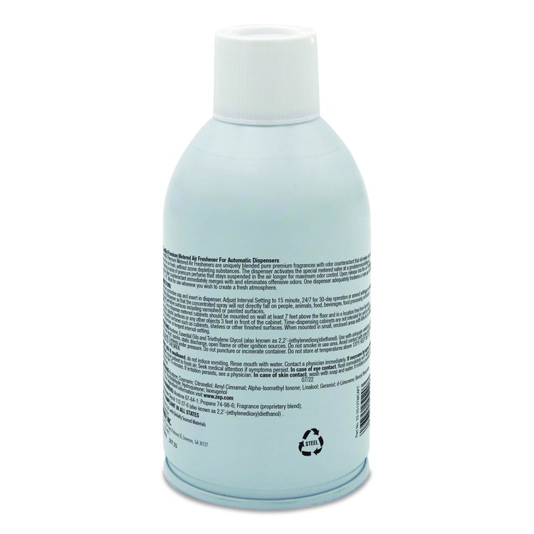 Premium Metered Air Freshener Refill, Baby Powder, 7.1 oz Aerosol Spray