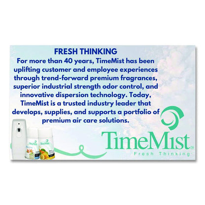 Premium Metered Air Freshener Refill, Caribbean Waters, 7.1 oz Aerosol Spray 12/Carton