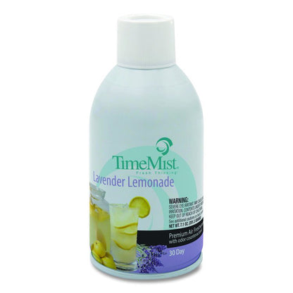 Premium Metered Air Freshener Refill, Lavender Lemonade, 7.1 oz Aerosol Spray, 12/Carton