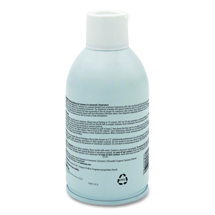 Premium Metered Air Freshener Refill, Lavender Lemonade, 7.1 oz Aerosol Spray, 12/Carton