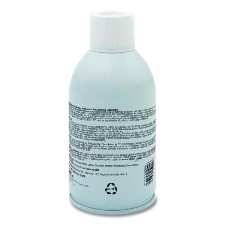 Premium Metered Air Freshener Refill, Clean N Fresh, 7.1 oz Aerosol Spray, 12/Carton