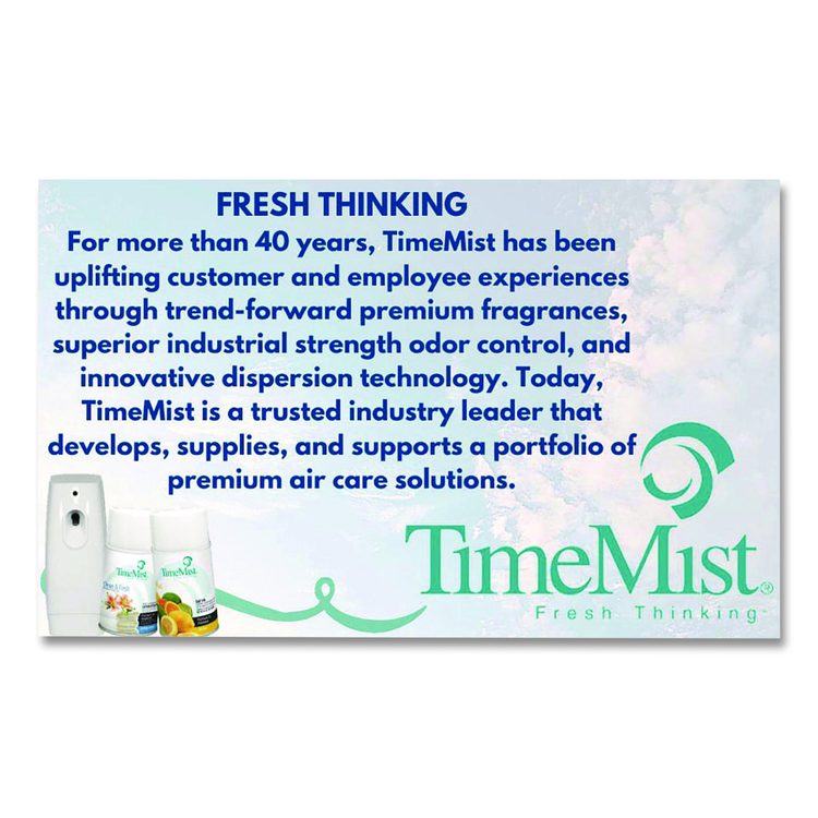 Premium Metered Air Freshener Refill, Mango, 7.1 oz Aerosol Spray, 12/Carton