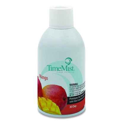Premium Metered Air Freshener Refill, Mango, 7.1 oz Aerosol Spray, 12/Carton