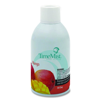 Premium Metered Air Freshener Refill, Mango, 7.1 oz Aerosol Spray, 12/Carton