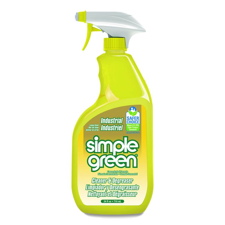 Industrial Cleaner and Degreaser, Concentrated, 24 oz Spray Bottle, 12 Bottles/Carton