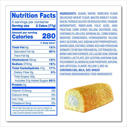 Twinkies and Chocolate CupCakes Variety Pack, (2) 13.58 oz 10 Pack Twinkies and (2) 12.7 oz 8 Pack CupCakes/Carton