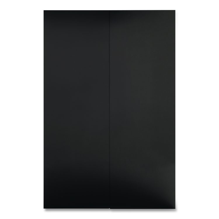 Premium Foam Display Board, CFC-Free Polystyrene, 24 x 36, Black Surface and Core, 12/Carton