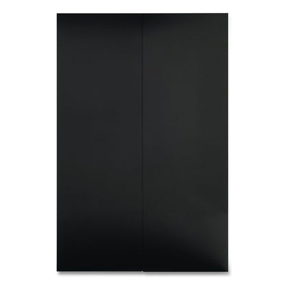 Premium Foam Display Board, CFC-Free Polystyrene, 24 x 36, Black Surface and Core, 12/Carton