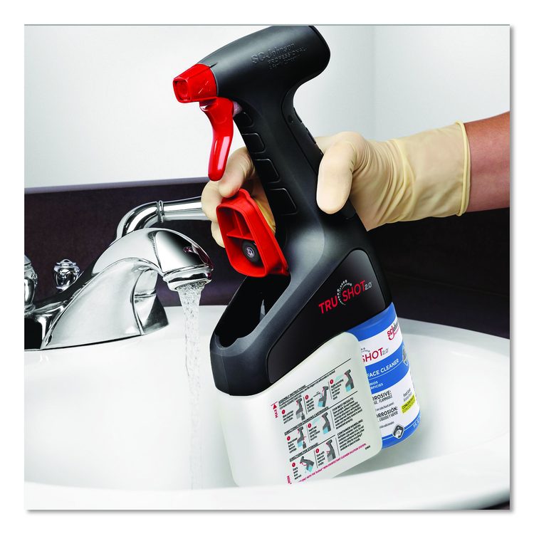 TruShot 2.0 Glass and Multisurface Cleaner, Fresh Scent, 9 oz Cartridge, 4/Carton