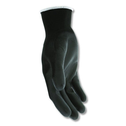 Work Gloves, 10" Long, Small, Black, 12 Pairs