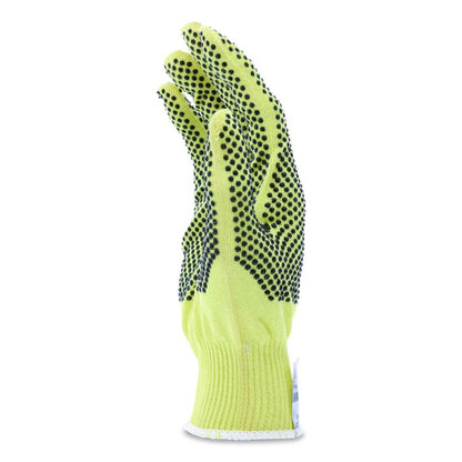 CutPro Kevlar Gloves, Reversible, 10" Long, Large, Yellow/Black, Pair