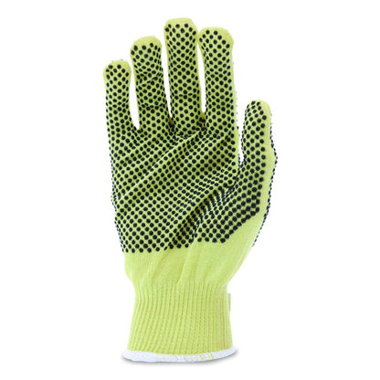 CutPro Kevlar Gloves, Reversible, 10" Long, Small, Yellow/Black, Pair