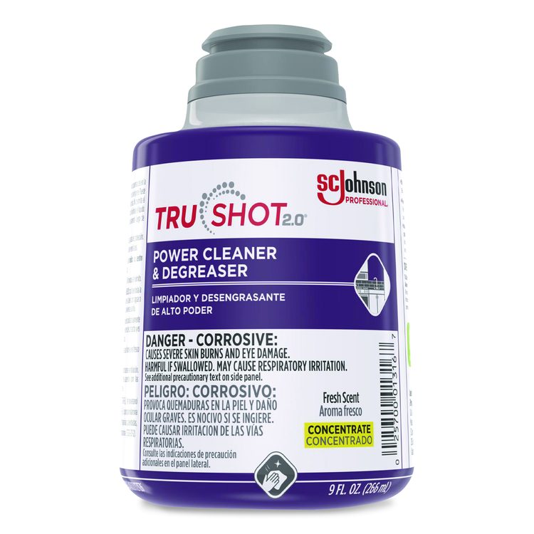 TruShot 2.0 Power Cleaner, Fresh Scent, 9 oz Cartridge, 4/Carton