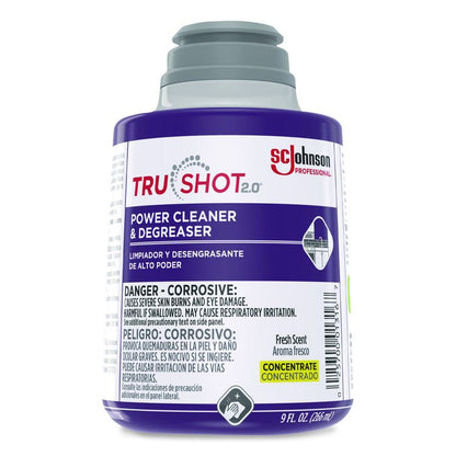 TruShot 2.0 Power Cleaner, Fresh Scent, 9 oz Cartridge, 4/Carton