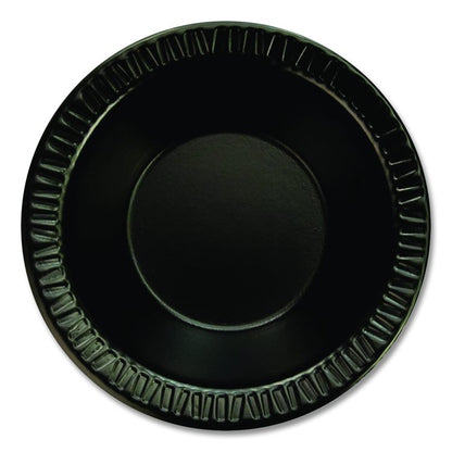 Quiet Classic Laminated Foam Dinnerware, Bowl, 5 oz, Black, 125/Sleeve, 8 Sleeves/Carton