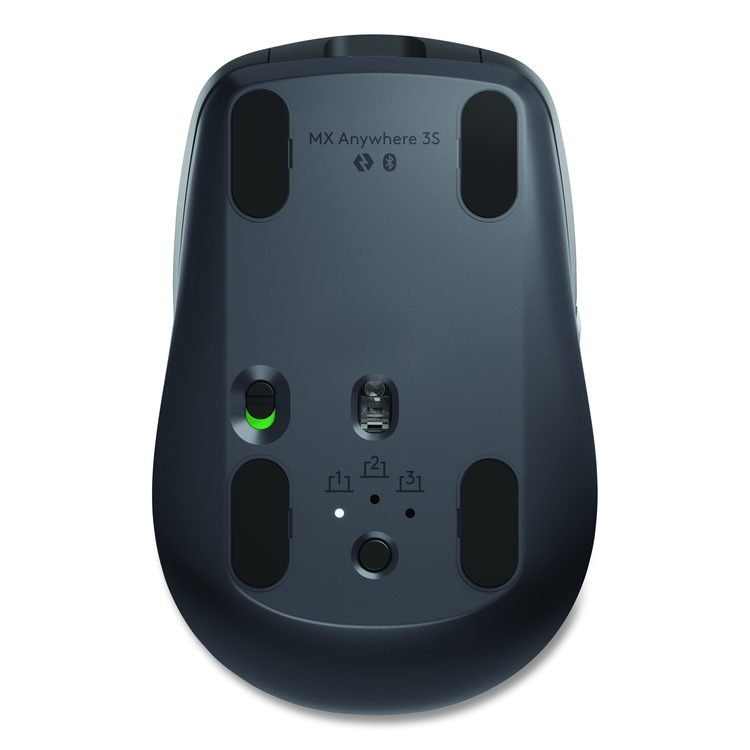MX Anywhere 3S For Business Wireless Mouse, 33 ft Wireless Range, Right Hand Use, Graphite