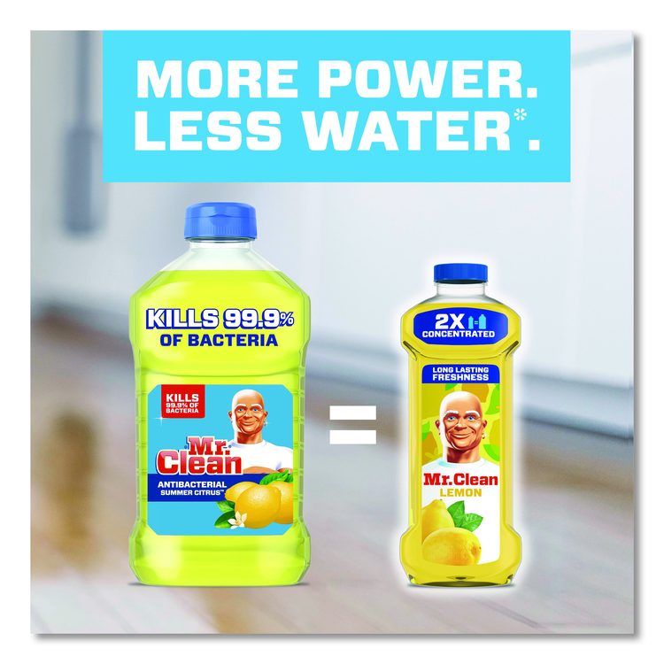 Multi-Surface Antibacterial Cleaner, Lemon Scent, 23 oz Bottle, 6/Carton