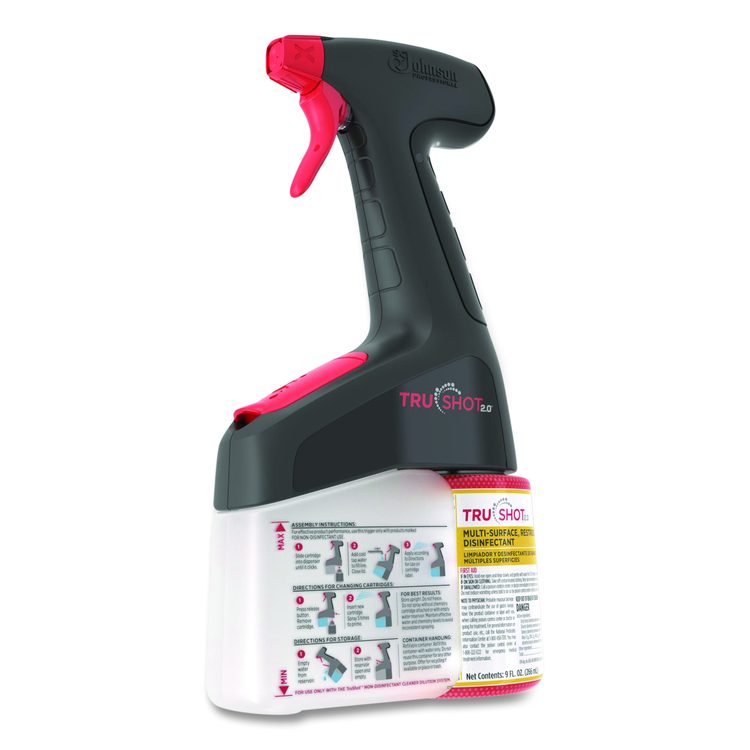 TruShot 2.0 Disinfectant Multisurface Cleaner, Fresh Scent, 9 oz Cartridge, 4/Carton