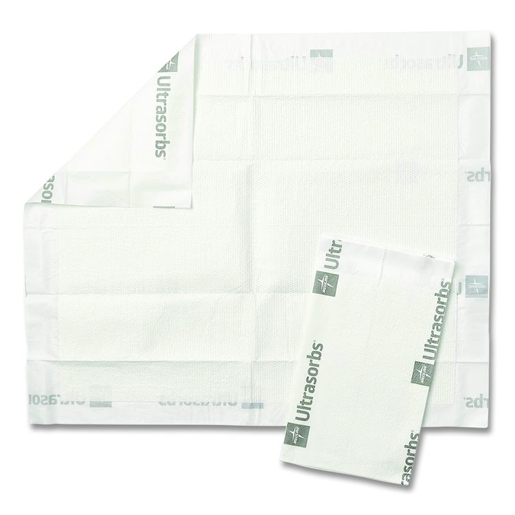 Ultrasorbs Disposable Dry Pads, 23 x 35, Blue, 7/Box