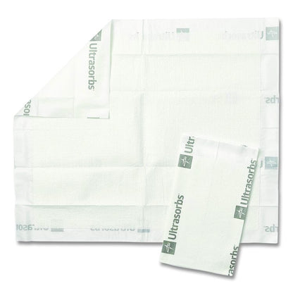 Ultrasorbs Disposable Dry Pads, 23 x 35, Blue, 7/Box