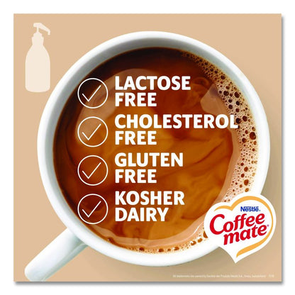 Liquid Coffee Creamer, Sweetened Original, 1.5 L Pump Bottle, 2/Carton