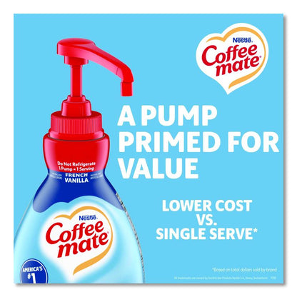 Liquid Coffee Creamer, French Vanilla, 1.5 L Pump Bottle