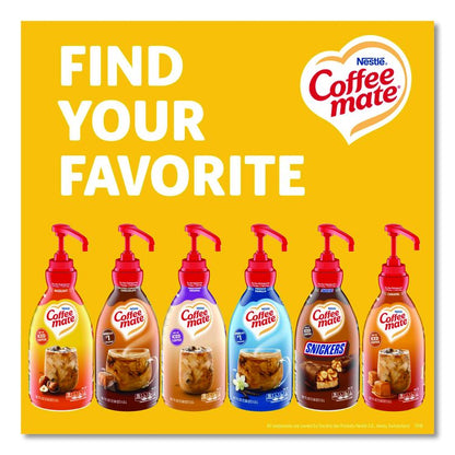 Liquid Coffee Creamer, Hazelnut, 1.5 L Pump Bottle, 2/Carton