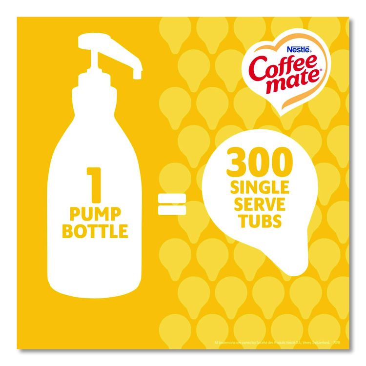 Liquid Coffee Creamer, Hazelnut, 1.5 L Pump Bottle