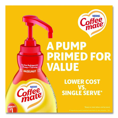 Liquid Coffee Creamer, Hazelnut, 1.5 L Pump Bottle