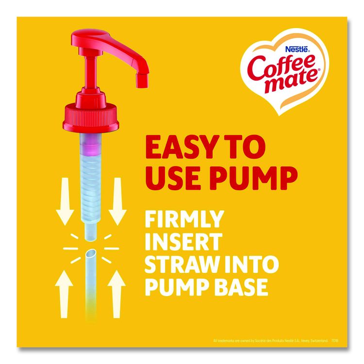 Liquid Coffee Creamer, Hazelnut, 1.5 L Pump Bottle