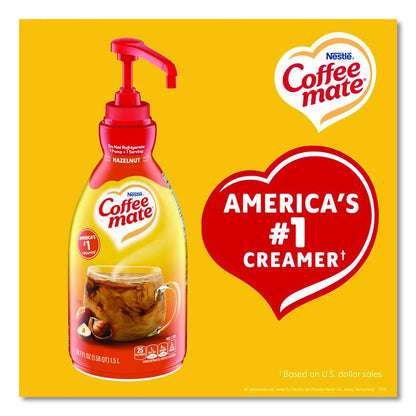 Liquid Coffee Creamer, Hazelnut, 1.5 L Pump Bottle